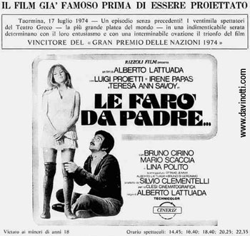 Le Far Da Padre Bambina (1974)