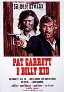 Locandina Pat Garrett e Billy Kid