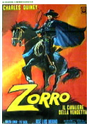 Locandina Zorro il cavaliere della vendetta