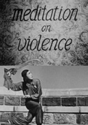 Locandina Meditation on violence