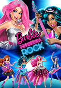 Locandina Barbie Principessa rock