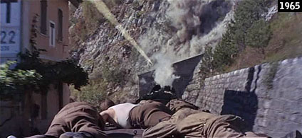 Perarolo di Cadore, scena del film “Il colonnello Von Ryan” girata lungo la linea ferroviaria Belluno-Calalzo (www.davinotti.com)