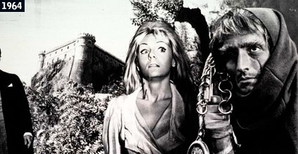 La prima apparizione del Castello di Balsorano nel film “La cripta e l’incubo” (www.davinotti.com)