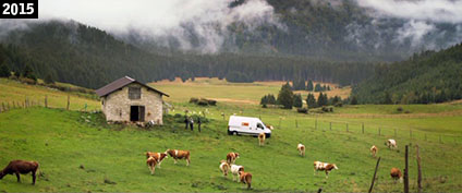 Scena di “Leoni” girata sul Pian del Cansiglio (www.davinotti.com)