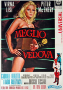 Locandina Meglio vedova