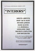 Locandina Interiors - Film (1978)
