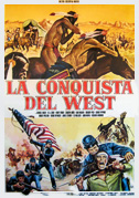 Locandina La conquista del West