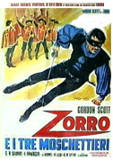Locandina Zorro e i tre moschettieri