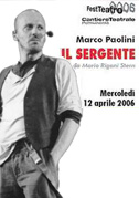 Locandina Marco Paolini: Il sergente