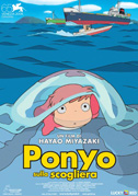 Locandina Ponyo sulla scogliera