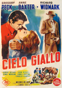 Locandina Cielo giallo - Film (1948)