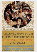 Locandina Infanzia, vocazione e prime esperienze di Giacomo Casanova, veneziano