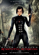 Locandina Resident evil - Retribution