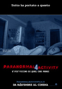 Locandina Paranormal activity 4