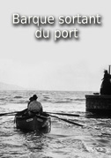 Barque sortant du port