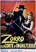 Locandina Zorro alla corte d'Inghilterra
