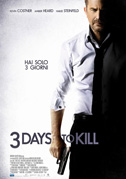 Locandina 3 days to kill