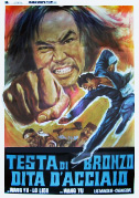 Testa di bronzo dita d'acciaio