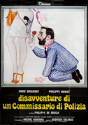 Locandina Disavventure di un commissario di polizia