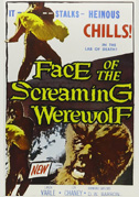 Face of the screaming werewolf