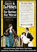 For better, for worse