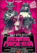 Locandina Dreaming purple neon