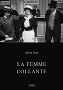 Une femme collante