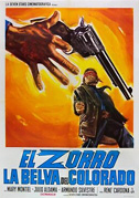 Locandina El Zorro la belva del Colorado